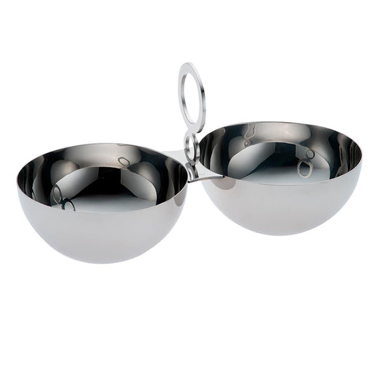 Porta aperitivo duplo inox Sunset Designer Studio Riva