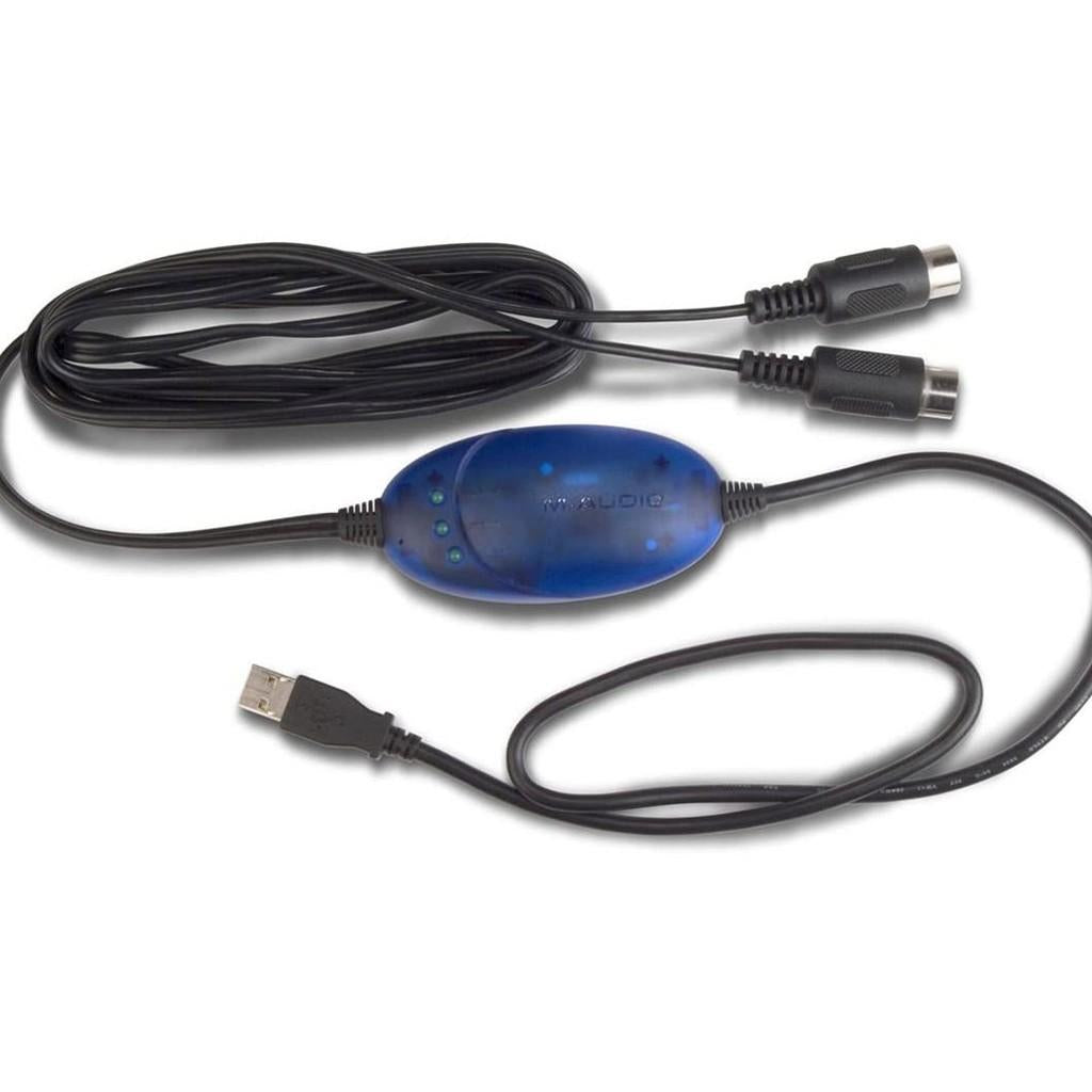 Interface portátil USB MIDISPORT UNO M-AUDIO 1 x 1 16 canais com cabos Integrados