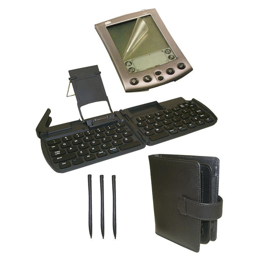 Kit com teclado/protetor/caneta e capa p/ PALM
