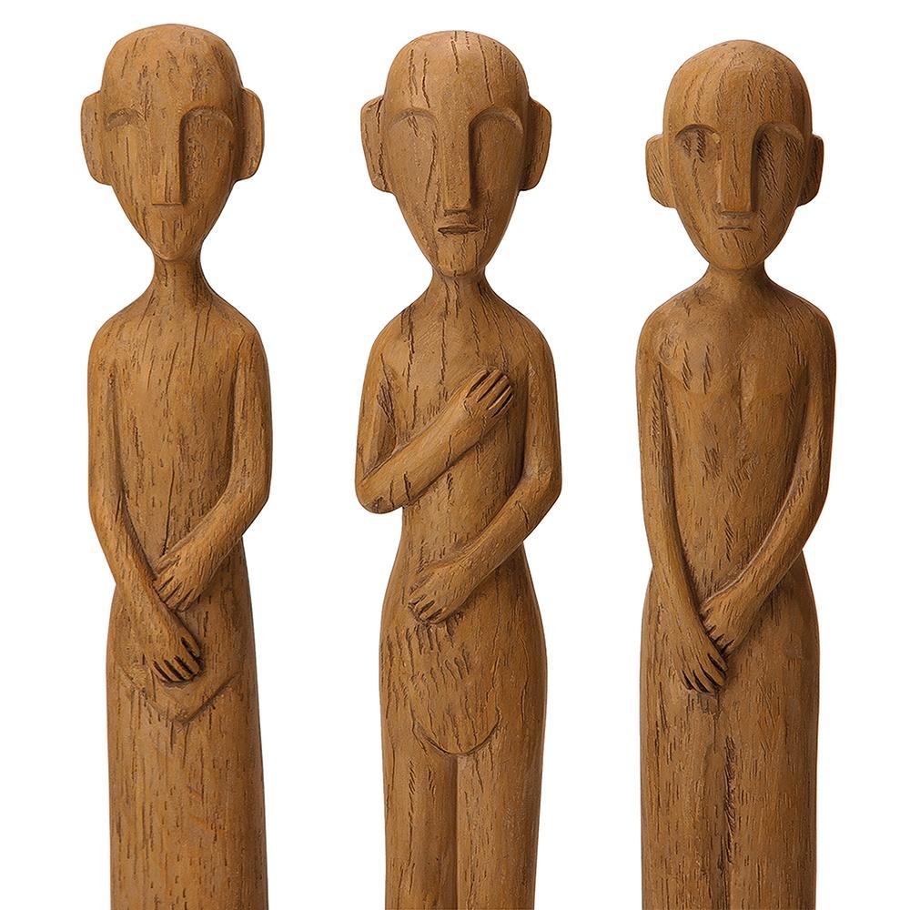 Kit Escultura pessoas em poliresina