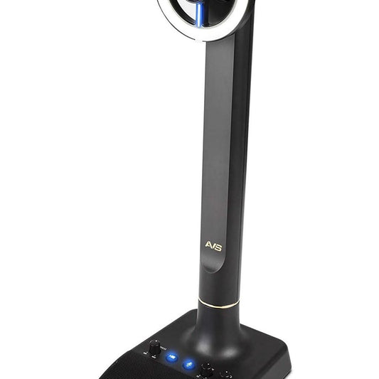 Sistema portátil de transmissão de Áudio e Vídeo com Iluminação para Streaming e Podcast