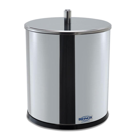 Lixeira Brinox Inox com Tampa 18X23Cm 5,4L
