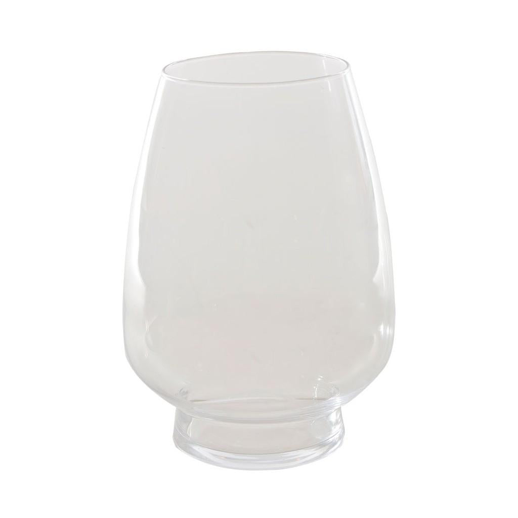 Vaso Translúcido Bianco e Nero 25 cm x 17 cm