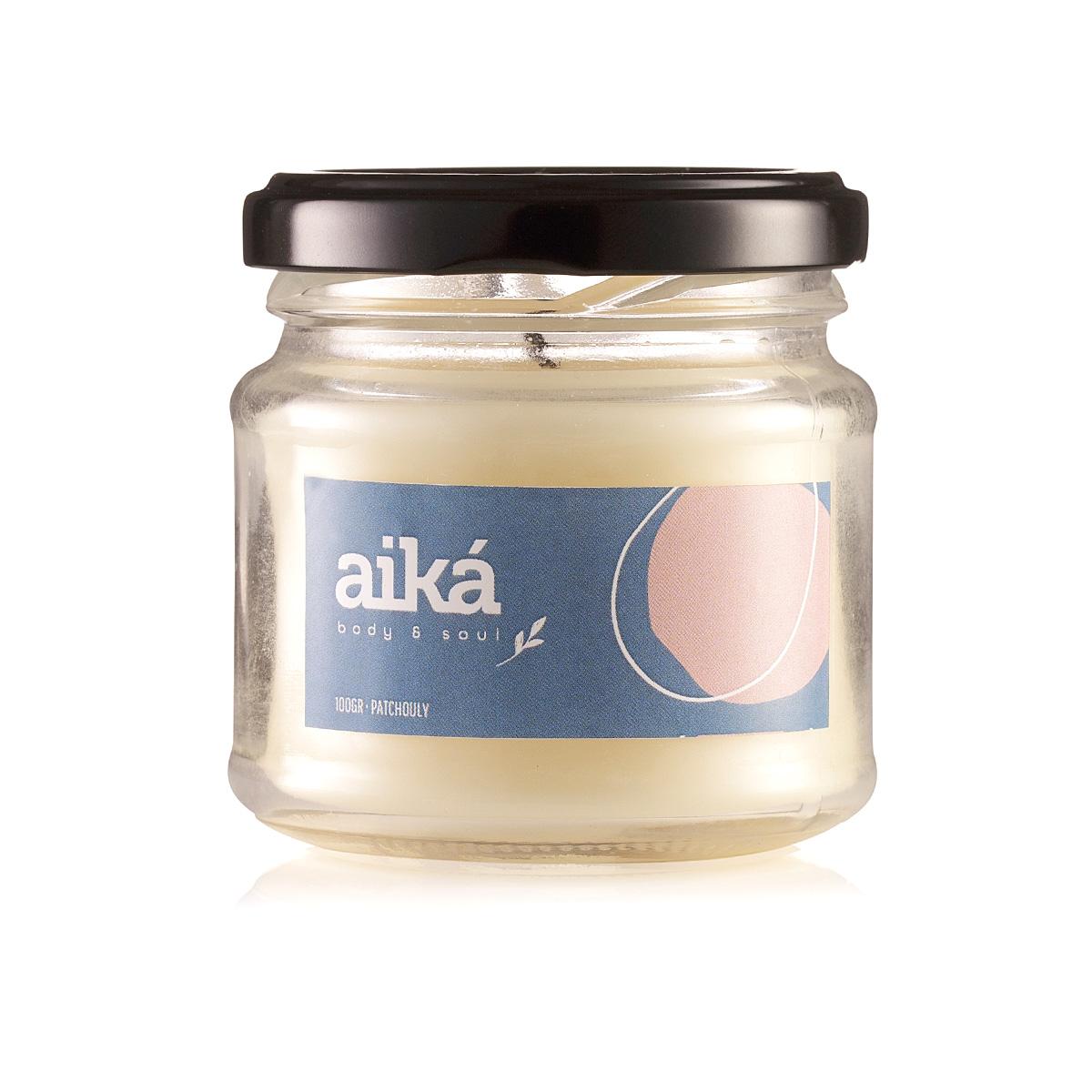 Vela Decorativa Aromática Perfumada 100g Óleo Essencial Aiká