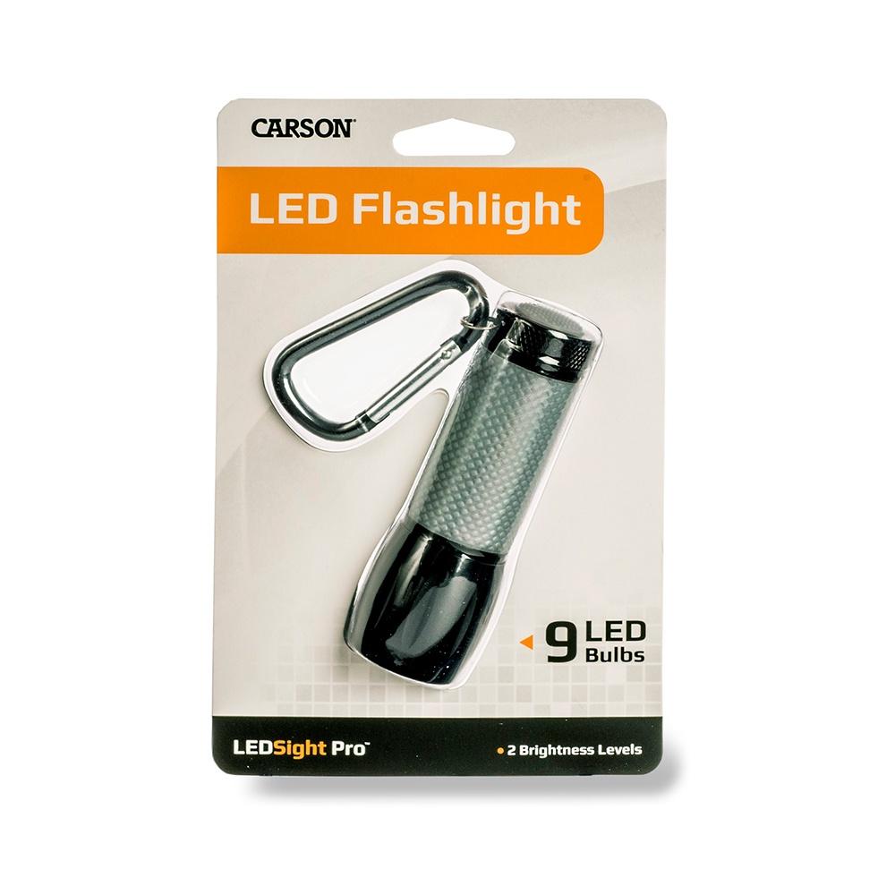 Lanterna Compacta com Luz LED Ultra brilhante e mosquetão