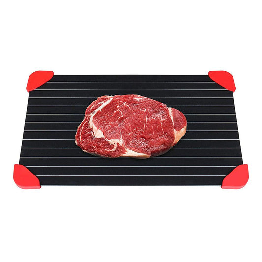 Tábua para descongelar alimentos com ponteiras em silicone 29,8 x 1 x 21 cm