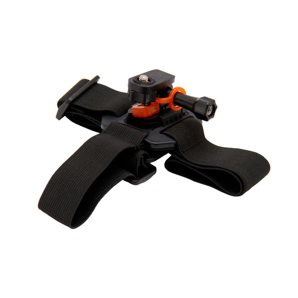 Faixa para cabeça + suporte para GoPro e câmeras de ação