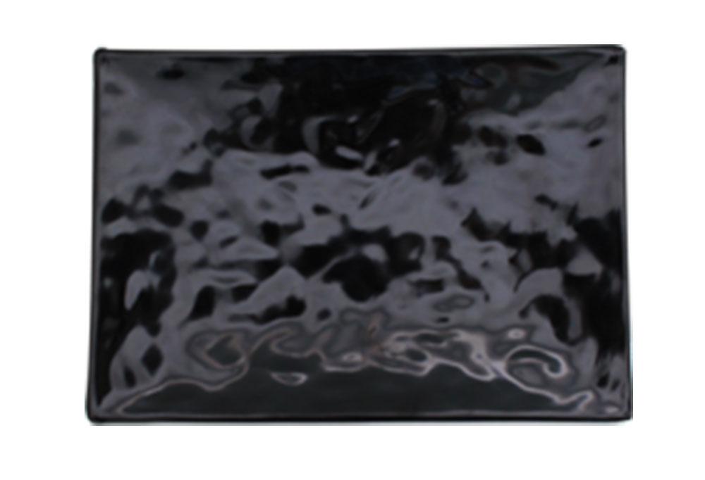 Travessa Brinox Sushi 25Cm Melamina Preta