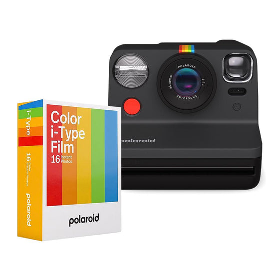 Câmera Instantânea Polaroid Now 2ª Geração Sustentável E Filme i-Type 16 Fotos