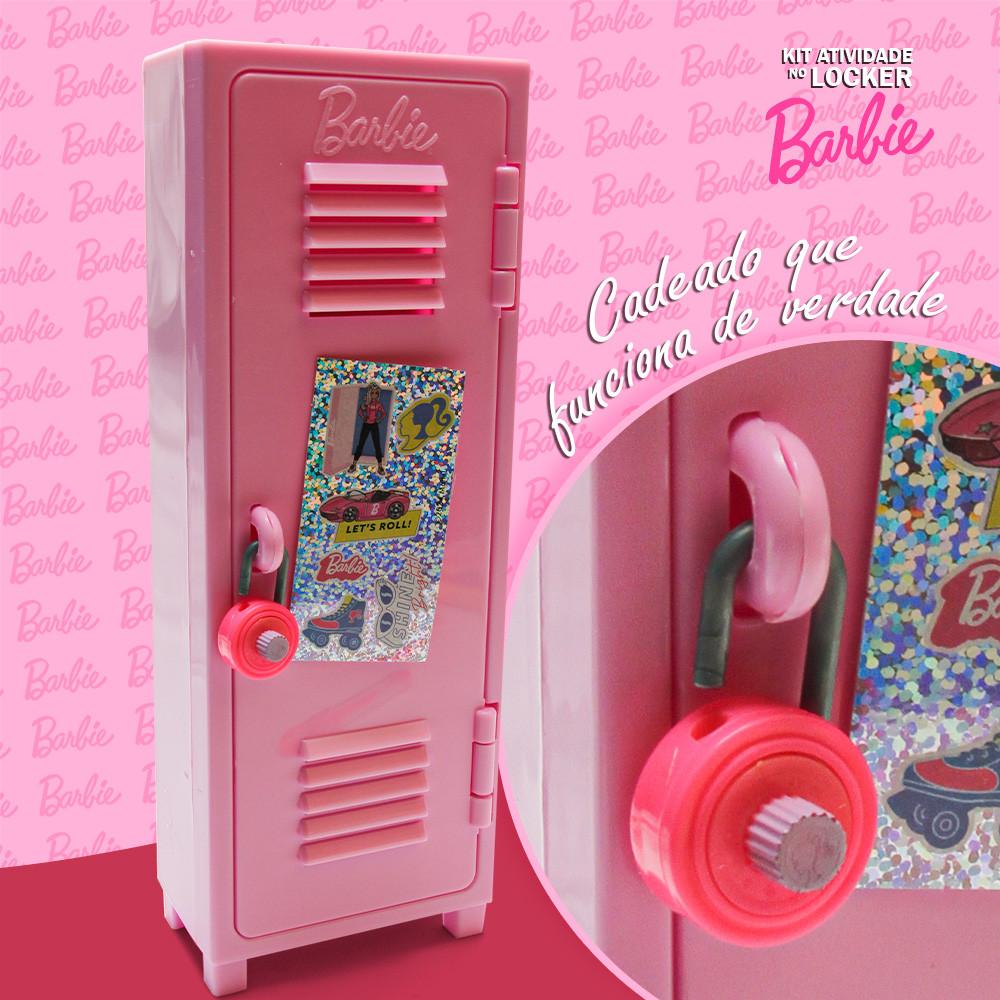 Kit Atividade Locker Barbie Toyng Criatividade E Estilo