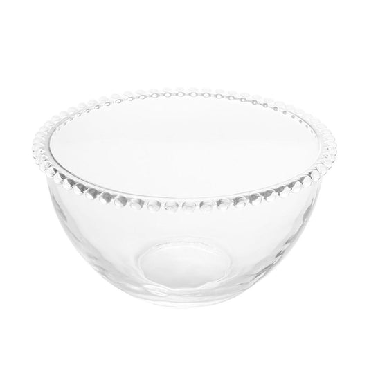 Saladeira de Cristal Pearl da Wolff 21x12cm