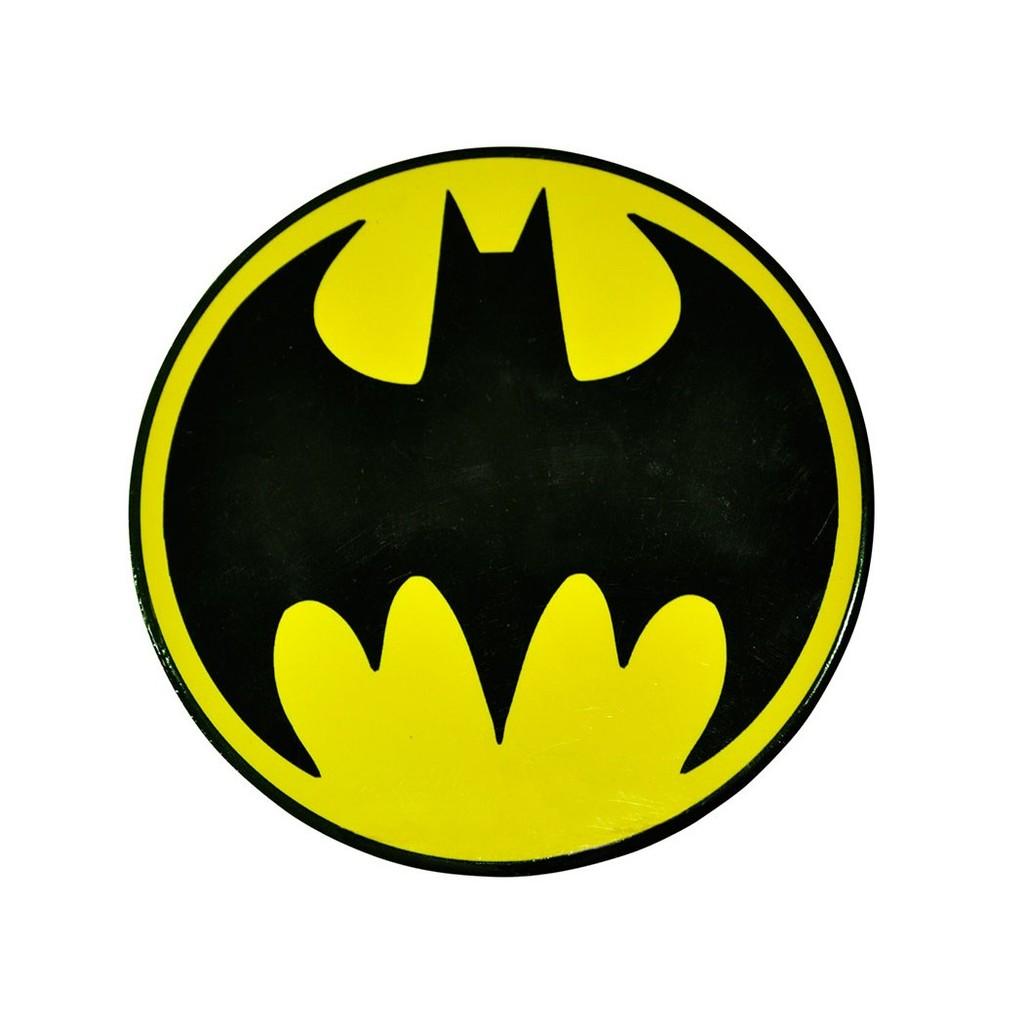 Suporte Panela Cerâmica Dco Batman Logo Amarelo/Preto
