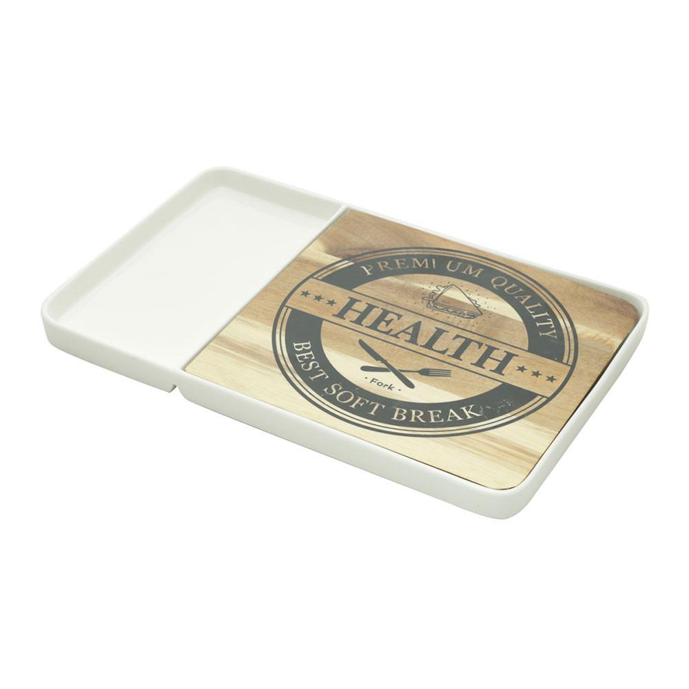 Cj 2 peças P/Queijo de Madeira Special Foods 21X34Cm