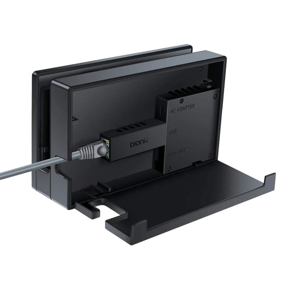 Adaptador Giganet Ethernet p/Nintendo Switch USB 3.0- Preto