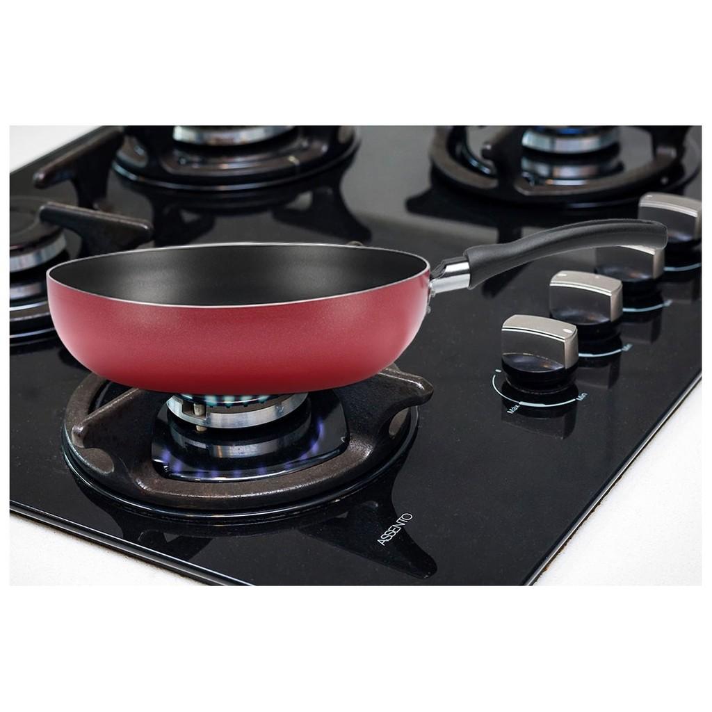 Wok Brinox 28Cm 4,1L Garlic Vermelho