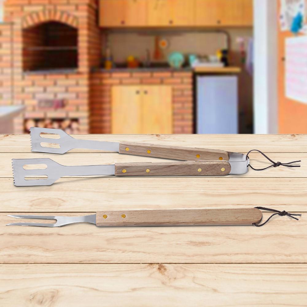 Conjunto 2Pcs Churrasco-Pegador E Garfo