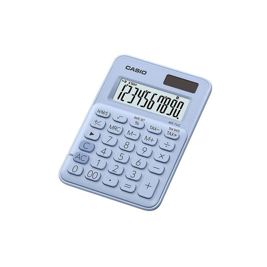 Mini Calculadora Casio de mesa c/ visor amplo 10 dígitos