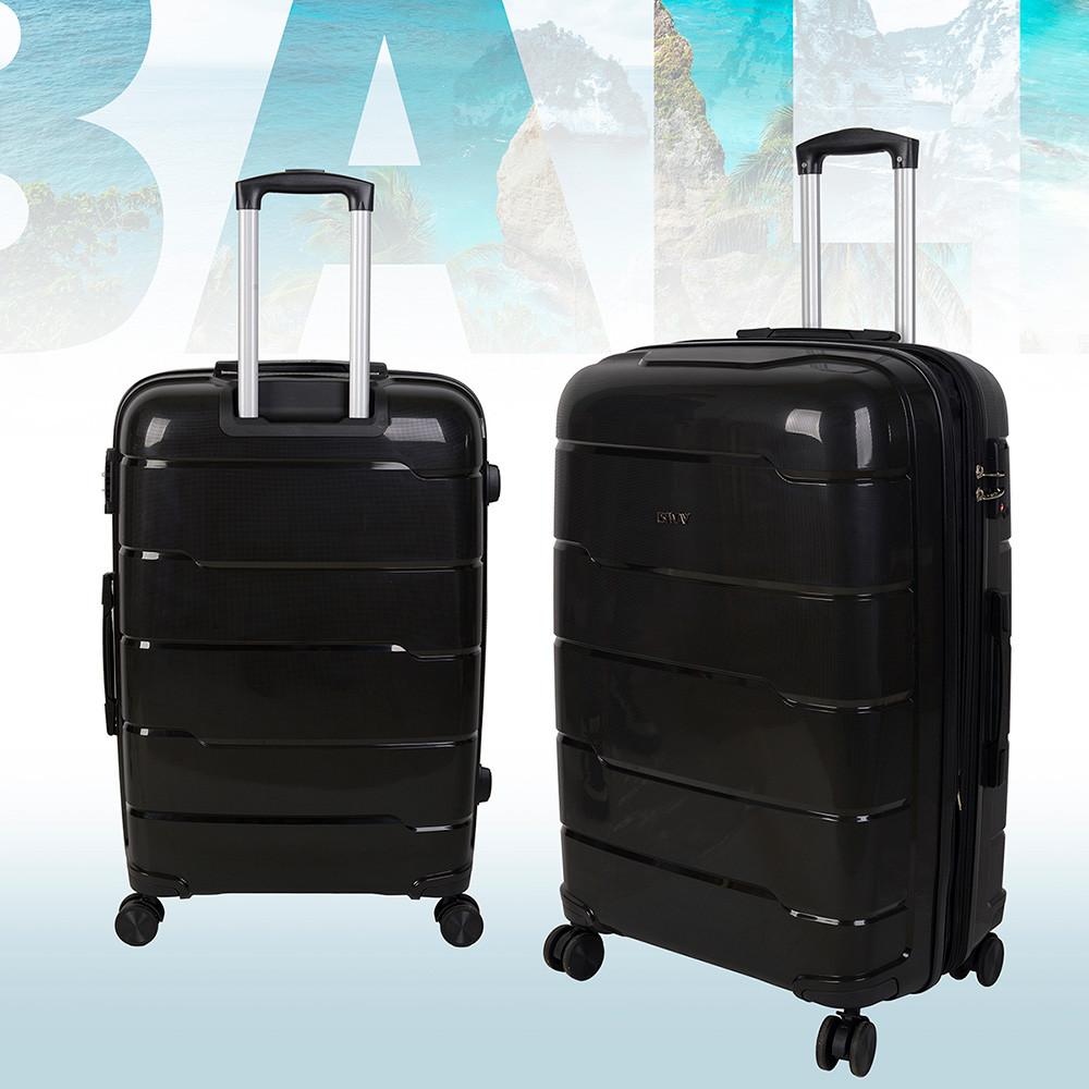 Mala M Bali 23kg Com Expansor, 4 Rodas 360º E Cadeado Isibrás