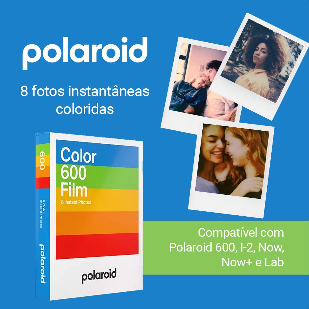 Filme Original Polaroid Color 600 Film Para 8 Fotos Instantâneas