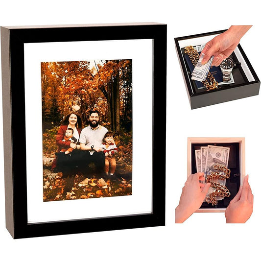 Porta-retrato com compartimento secreto - 10x15cm