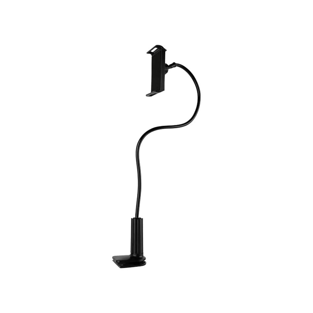 Suporte p/ Smartphone e Tablet Vivitar c/ rotação 360° e haste flexível p/ fixação em mesa