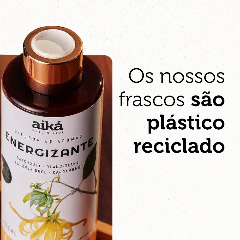 Difusor De Ambiente 200ml Óleos Essenciais Com Varetas Aiká