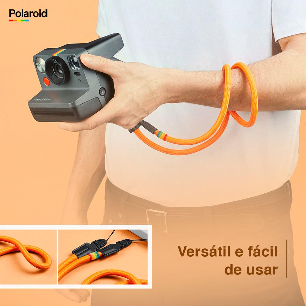 Alça Redonda Para Câmera Polaroid Couro Vegano, Estilo E Versatilidade
