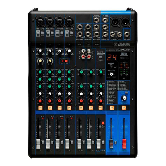 Mesa de Som Analógica MG-10XUF Yamaha