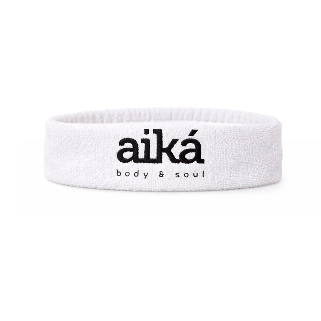 Faixa De Cabelo Para Skincare Branca Atoalhada Com Velcro