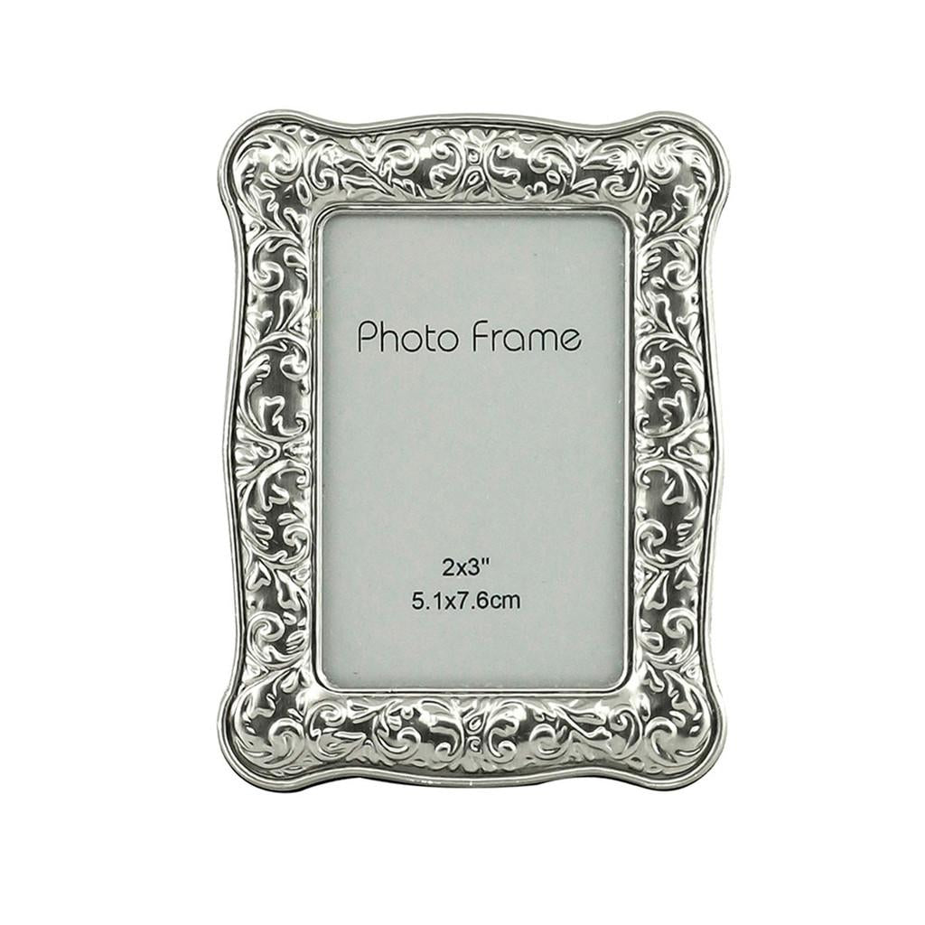 Porta-Retrato Metal Prateado 5X7Cm