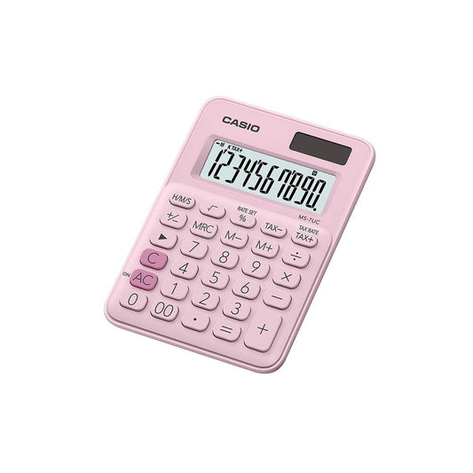 Mini Calculadora Casio de mesa c/ visor amplo 10 dígitos