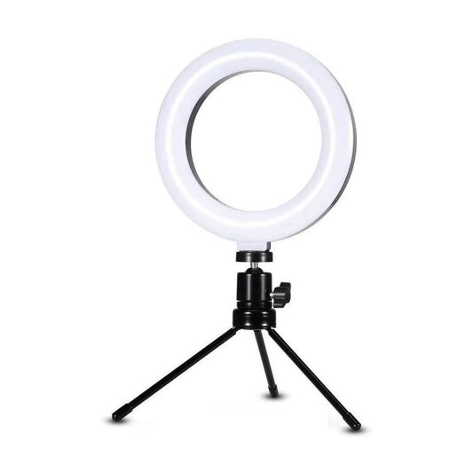 Luminária Ring Light 10´´ com Ball Head, Tripé e Adaptador para Smartphone