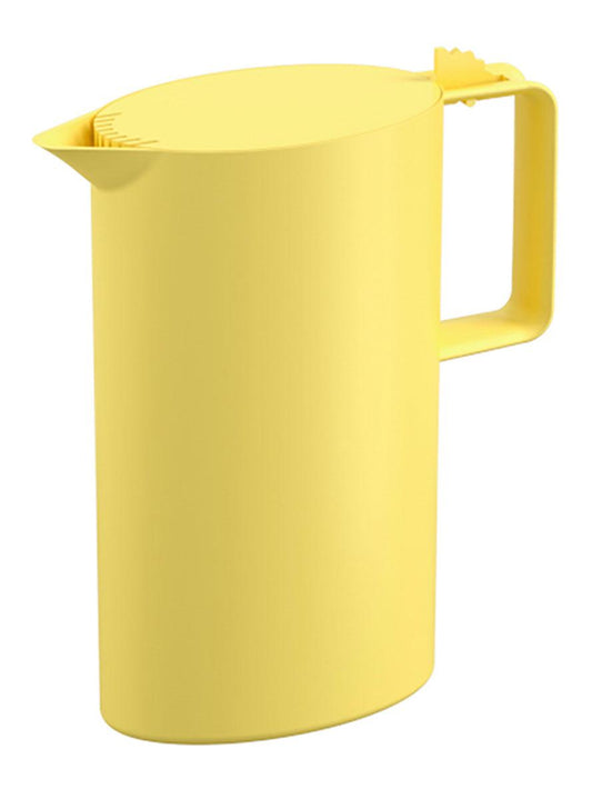 Jarra com tampa para Geladeira 20,8 x 8,5 x 24 cm 1,8 L - Amarela Coza