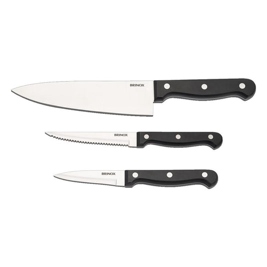 Conjunto de facas 3 peças - Suprema - Brinox