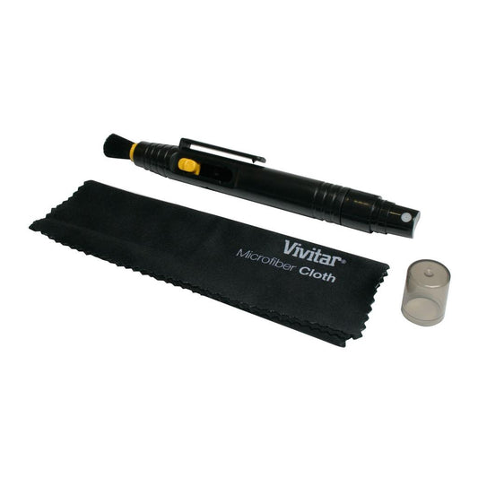 Kit de limpeza com flanela e pincel retrátil