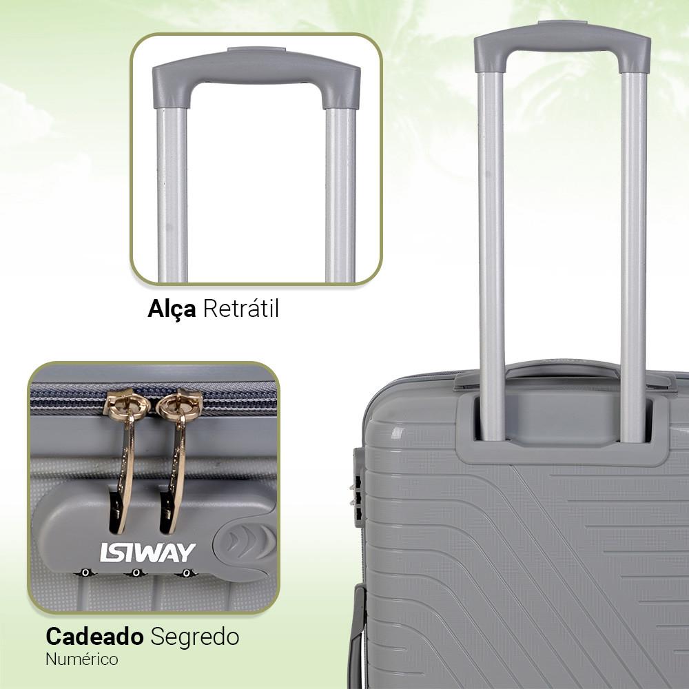 Mala G Maldivas 32kg Com Expansor, 4 Rodas 360º E Cadeado Isibrás