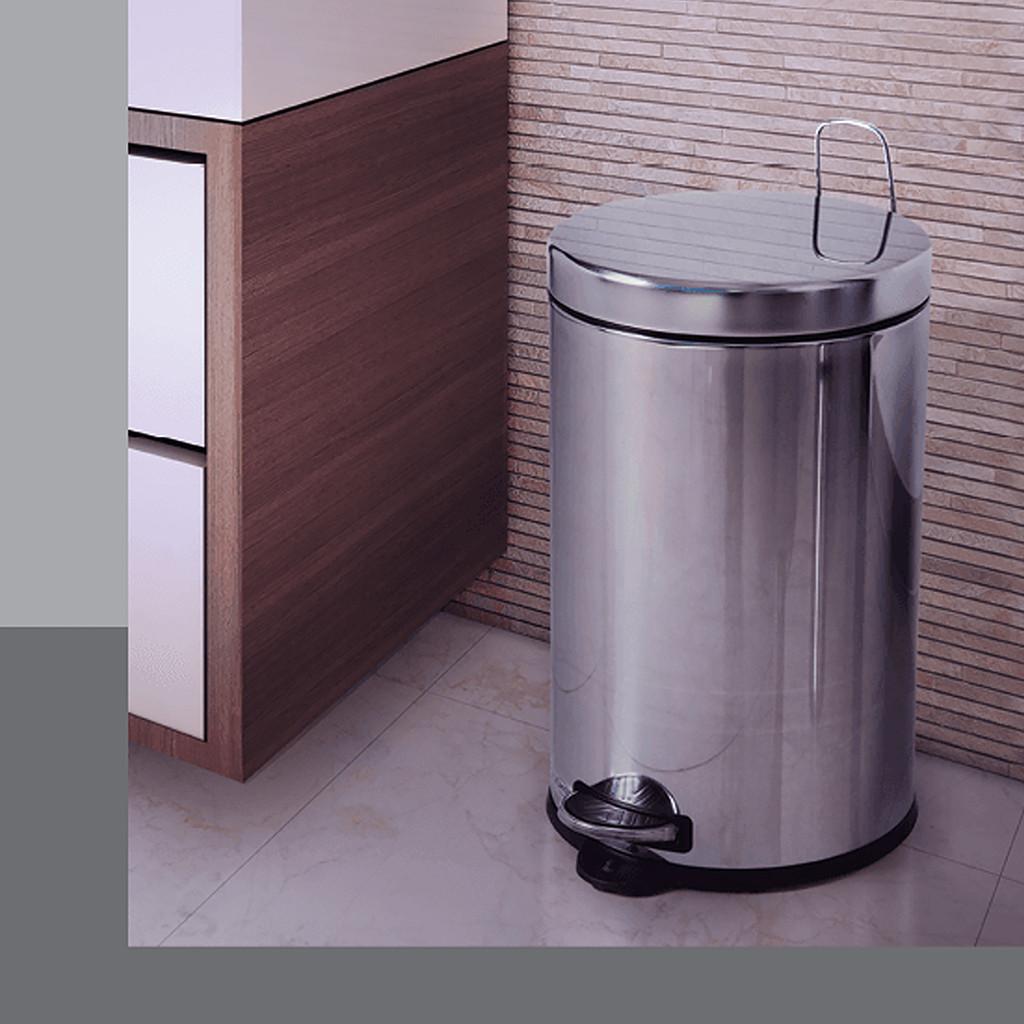 Lixeira Brinox Inox com Pedal e Balde 3L