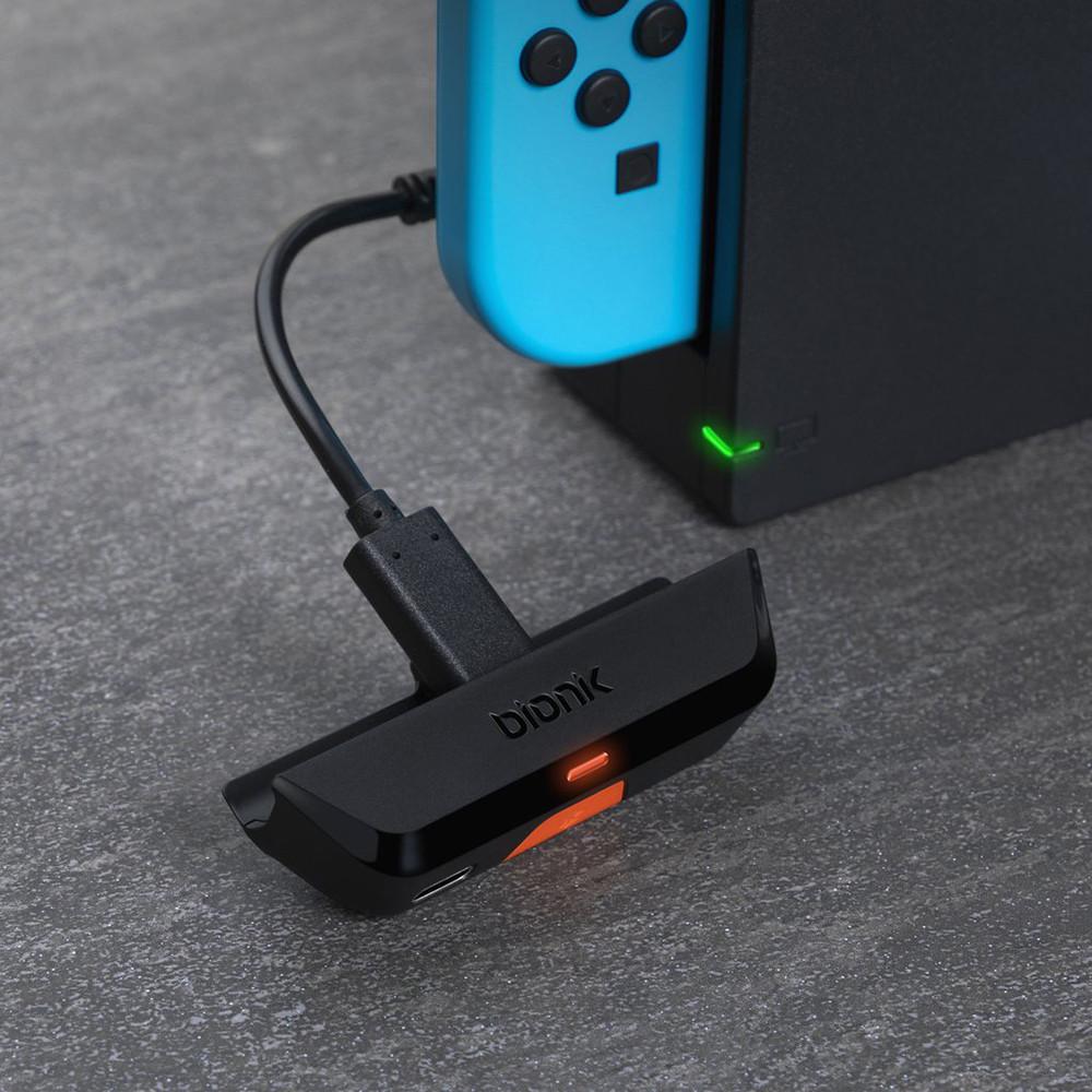 Transmissor de áudio remoto com microfone para Nintendo Switch BNK-9047