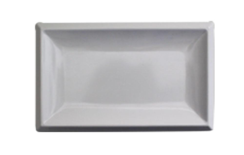 Travessa Brinox Retangular 30Cm Melamina Branca