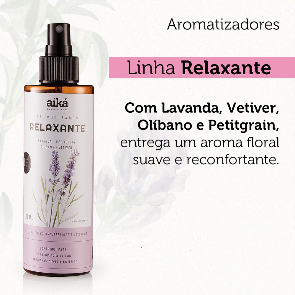 Aromatizador De Ambiente Spray 200ml Óleos Essenciais Aiká