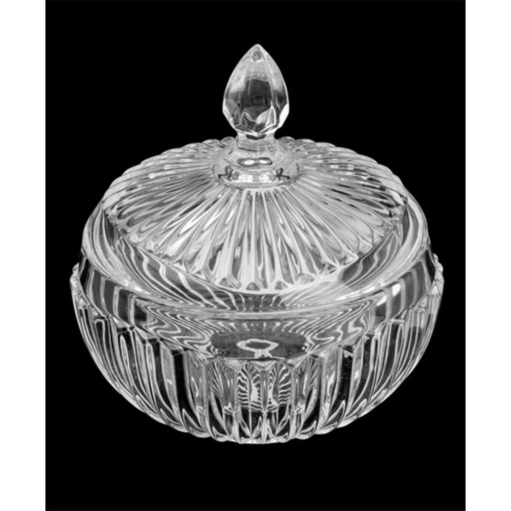 Potiche de cristal Elisabeth 10,5x12,5cm