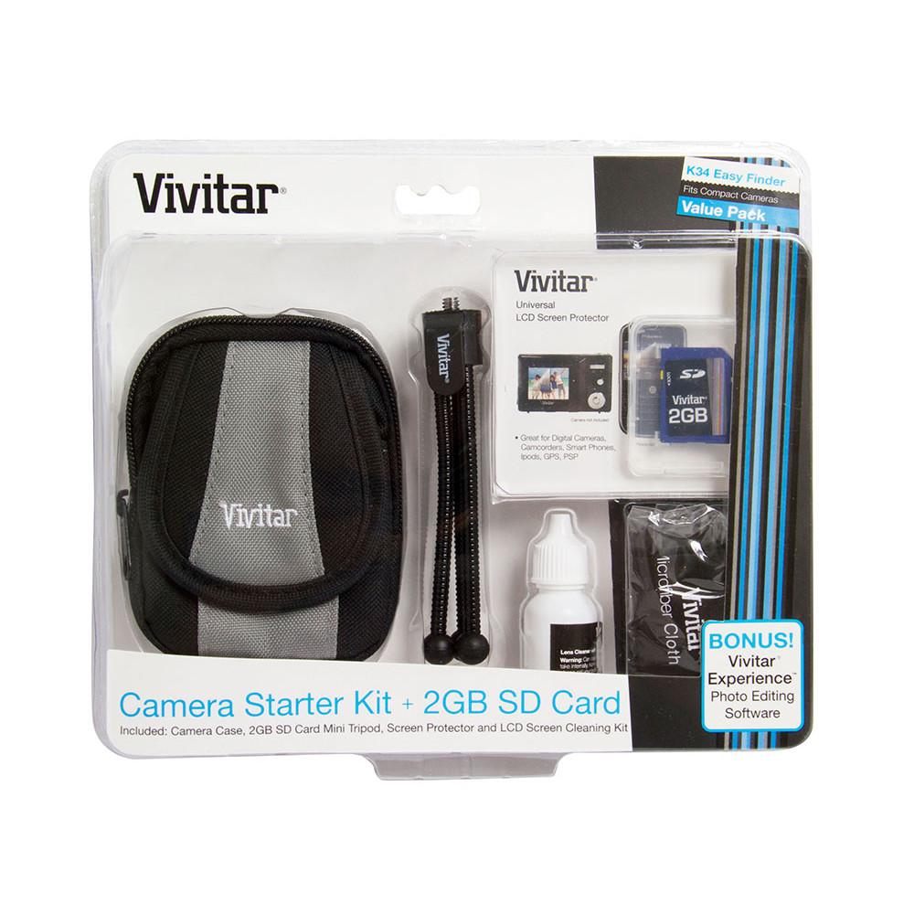 Conjunto de 5 acessórios essenciais para câmera digital compacta