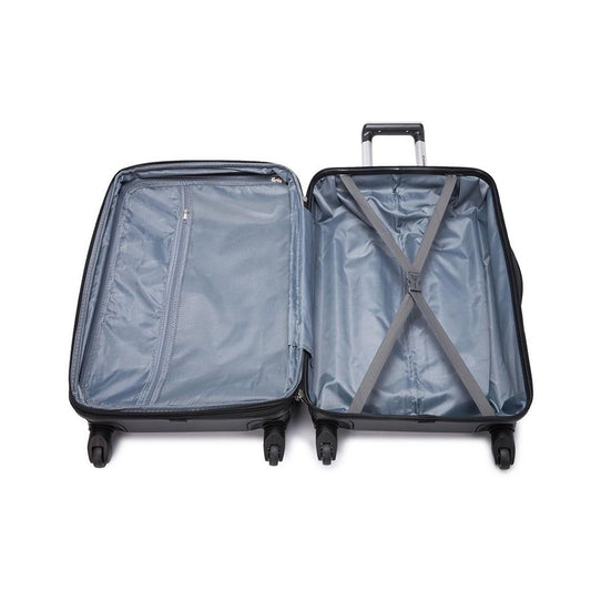 Mala viagem Primicia Montserrat ABS Rodas duplas 360° Média - Preta