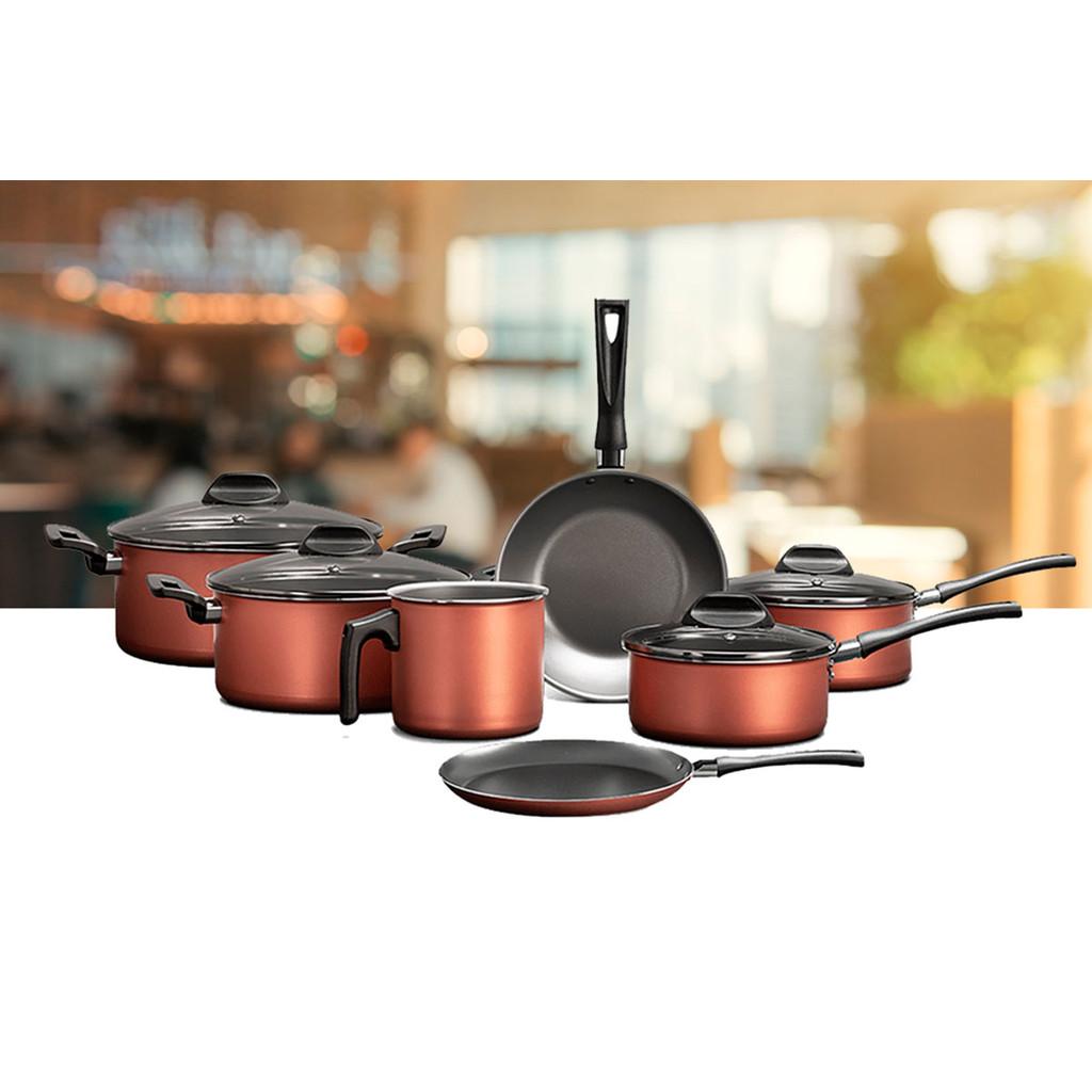 Jogo de Panelas 7 peças Clove Brinox - Cobre