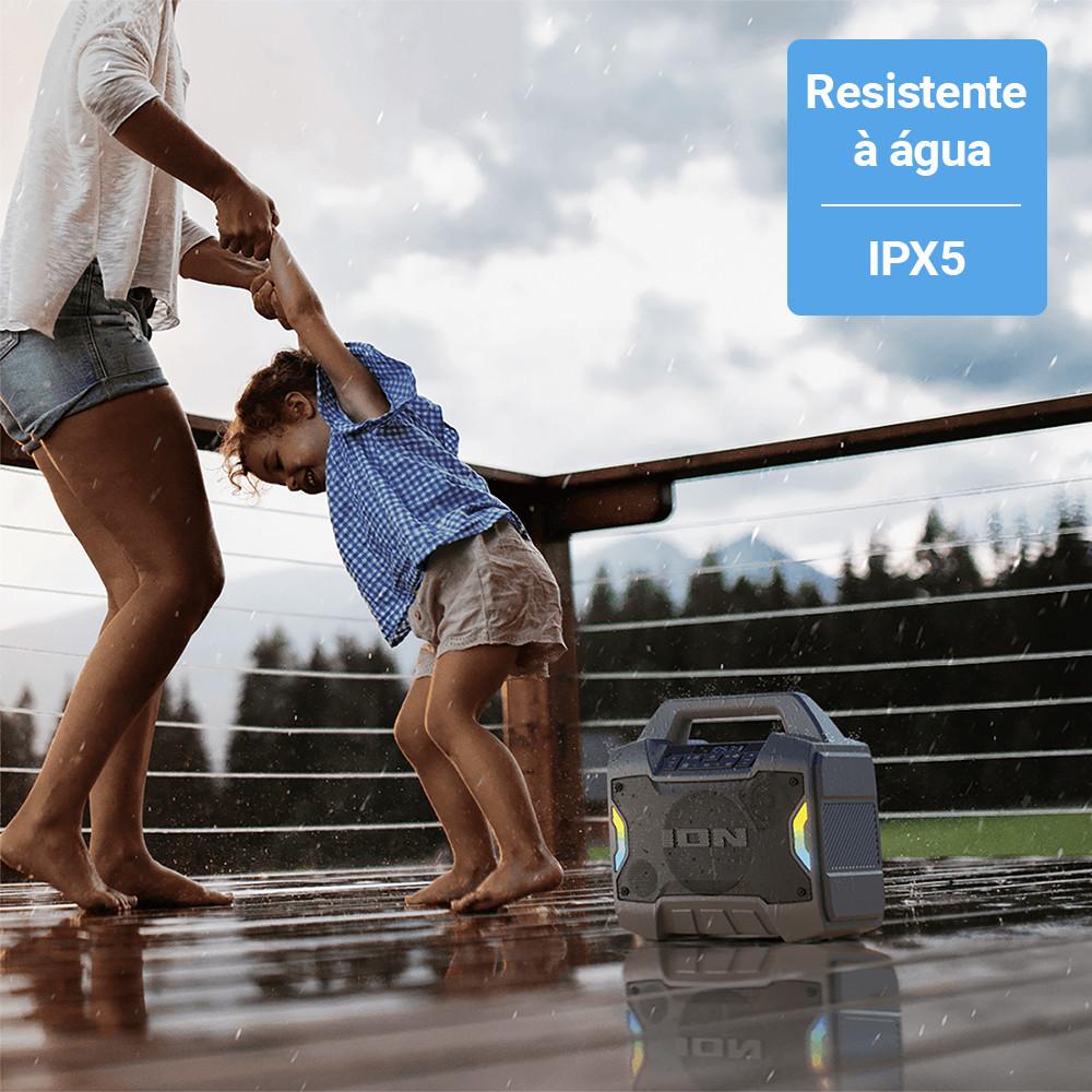 Alto Falante Portátil Sem Fio 60 Watts IPX5 Resistente À Água Com Luzes