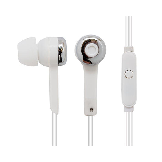 Fone de ouvido tipo earphone com microfone