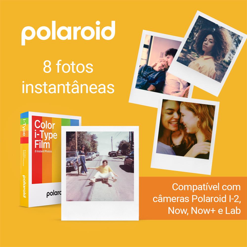 Filme Original Polaroid Color i-Type Film Para 8 Fotos Instantâneas