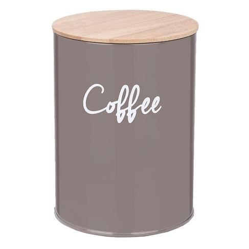 Pote Redondo Para Café Canister Warm Gray - Haus Concept 11,4 x 15,2 cm