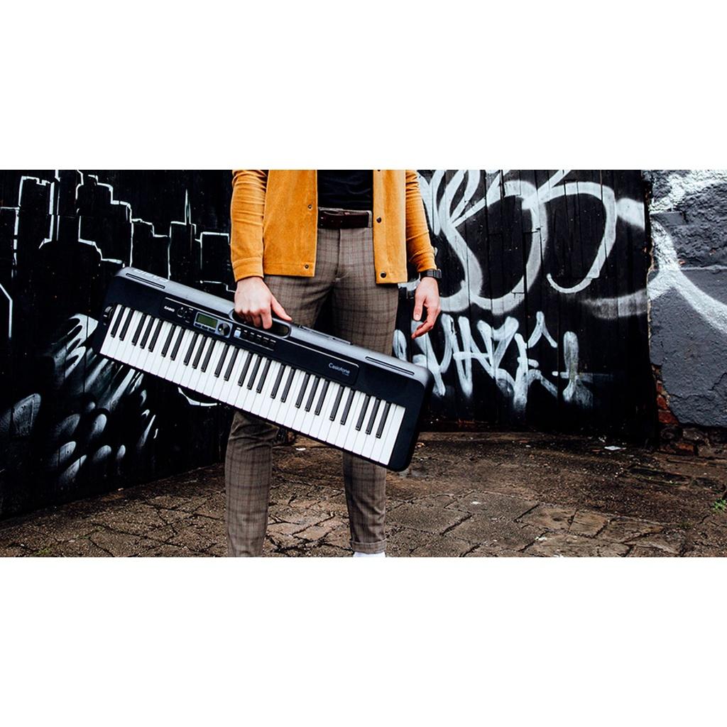 Teclado eletrônico Musical Casio com 61 teclas - Preto