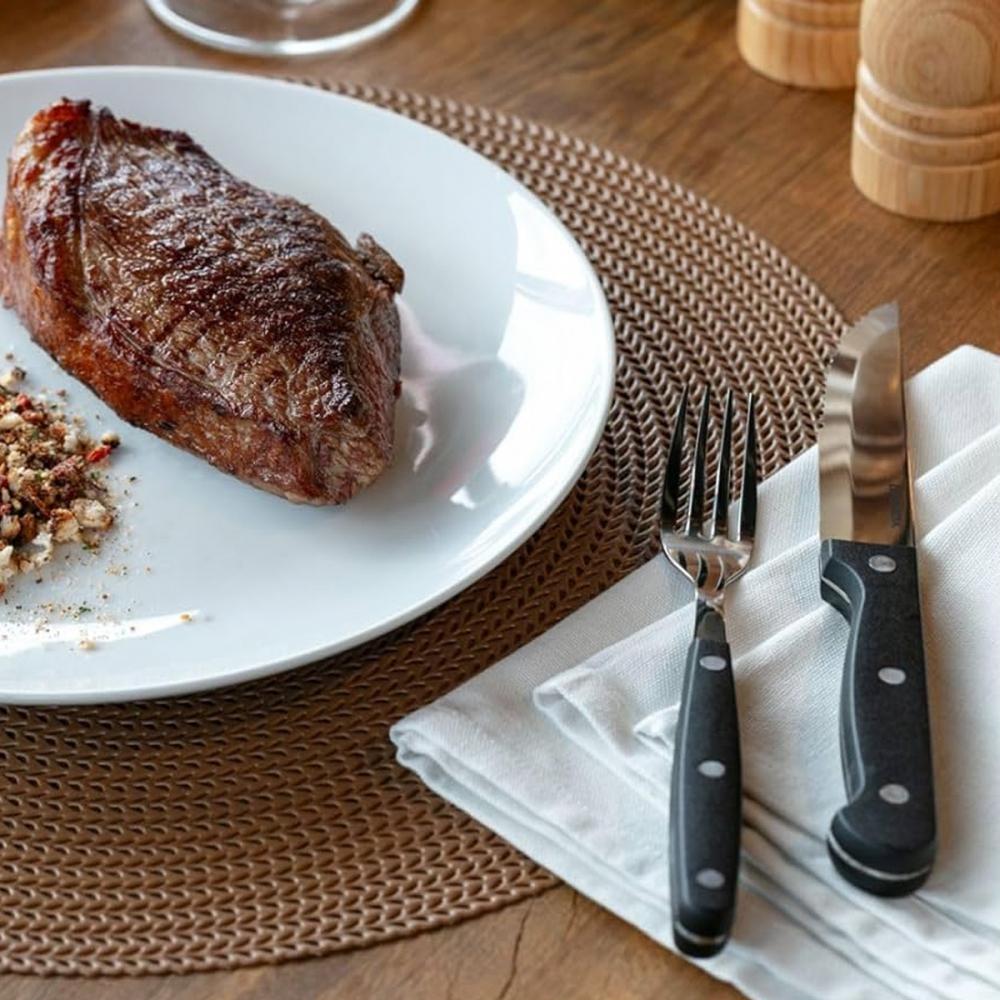 Conjunto Chumbo Para Churrasco Robustez E Estilo 8 Peças Em Aço Inox Brinox